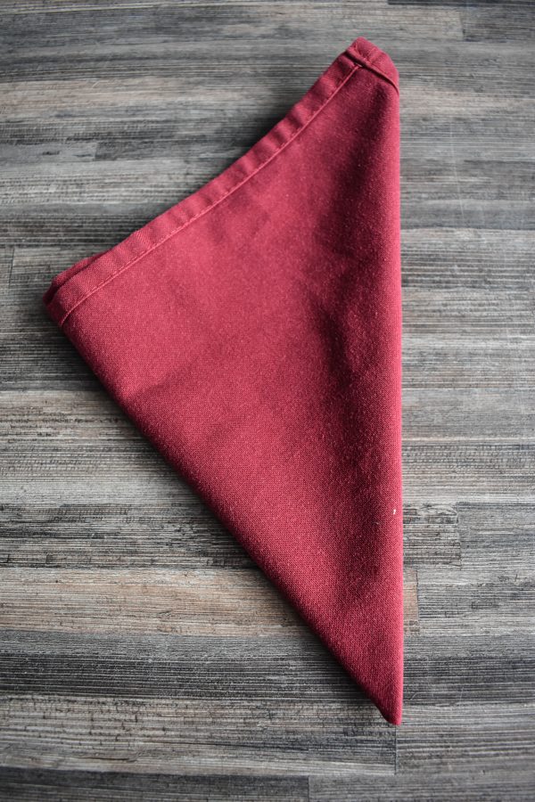 NAPKINS RED 45X45