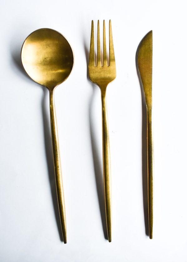 Gold Nicholson Cutlery