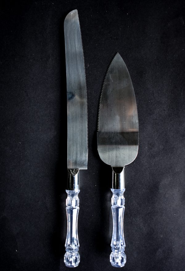 Silver Cake Knife & Lifter Set