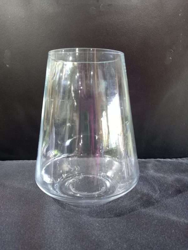 GLASS VASE JOHNY 18x9x14cm