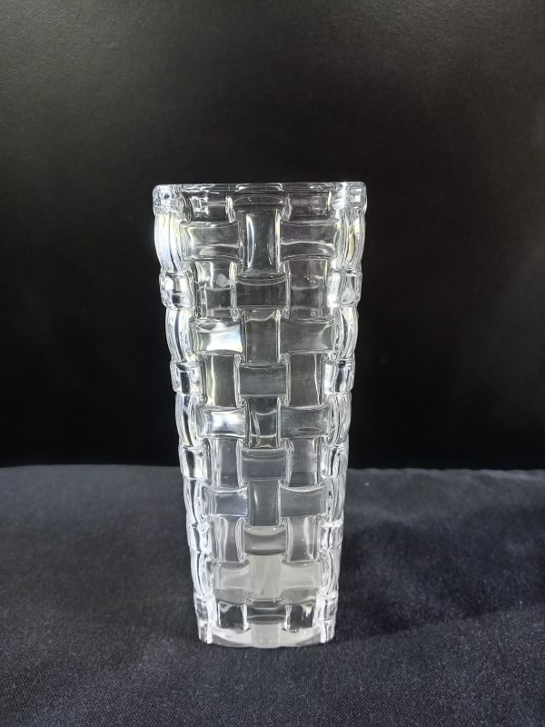 GLASS VASE BUBBLES 15x5cm