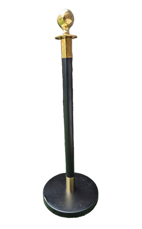 BLACK & GOLD STANCHION